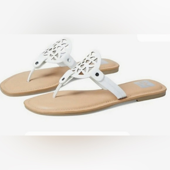 DV by Dolce Vita Shoes - DV by Dolce Vita Gotie Laser Cut Studded Thong Sandal (Women)